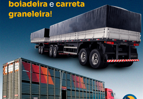 Diferença entre carreta boiadeira e carreta graneleira